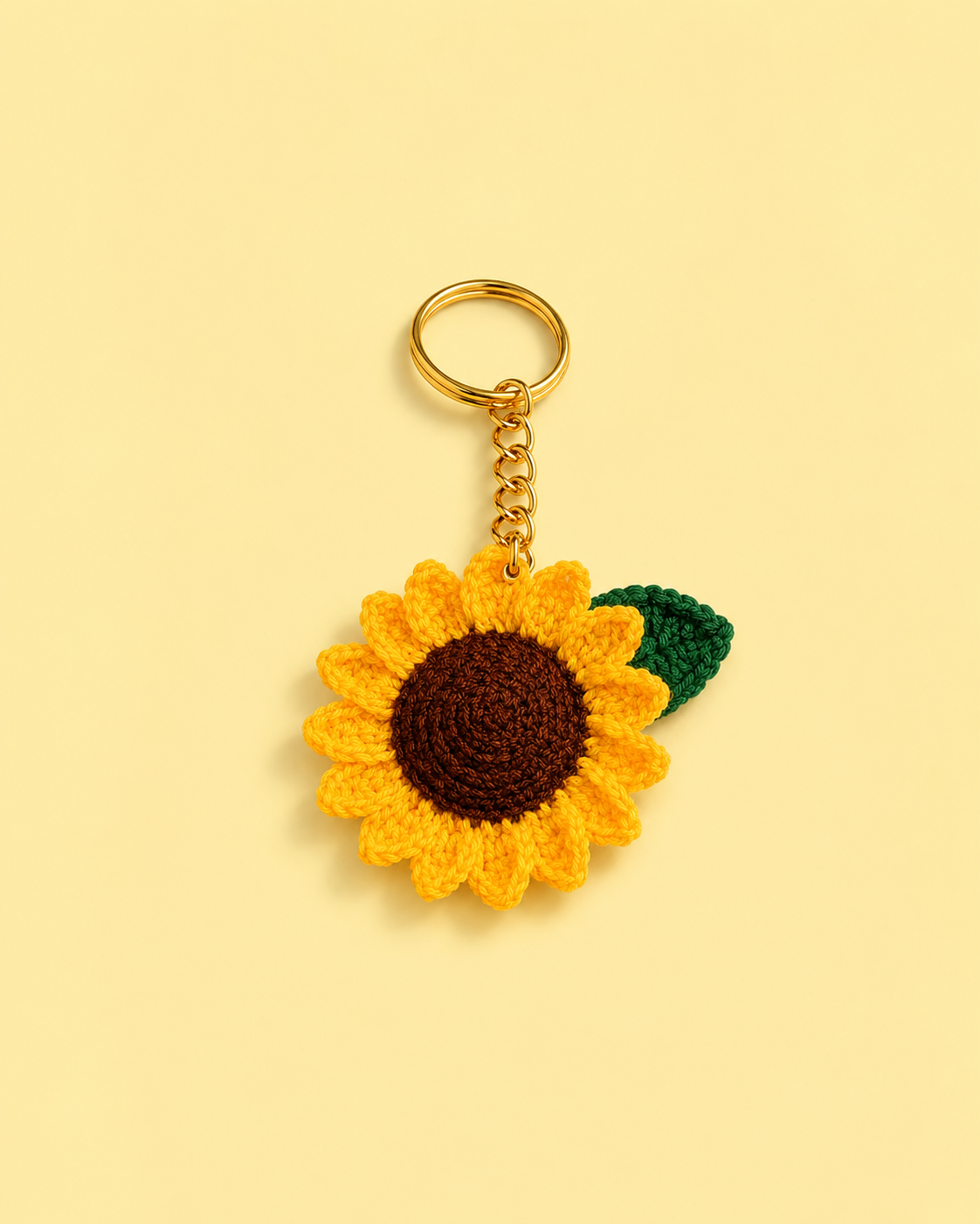 Sunflower Keychain